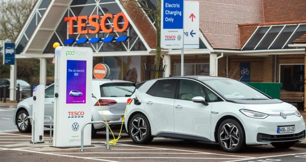 ev charge point tesco