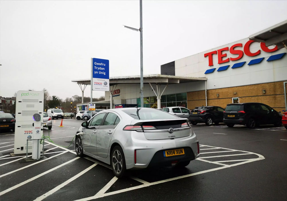 supermarket EV charge points
