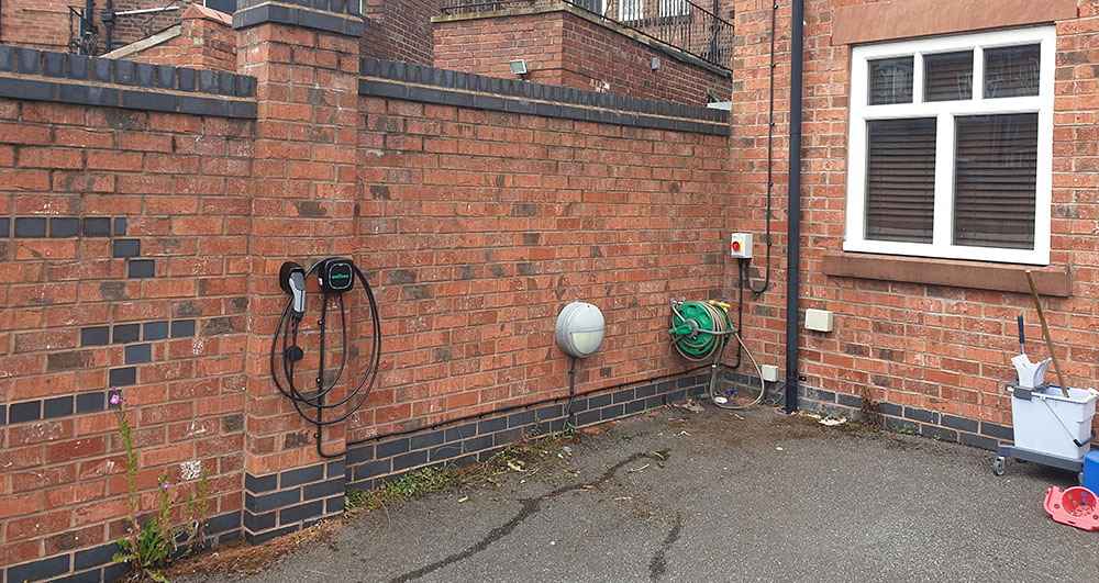 ev charge point installer in Meols, Wirral