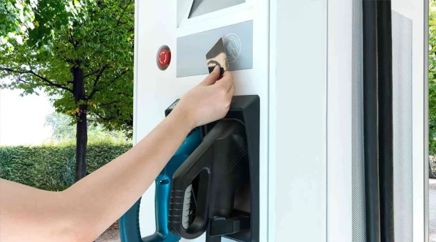 paid EV charge point