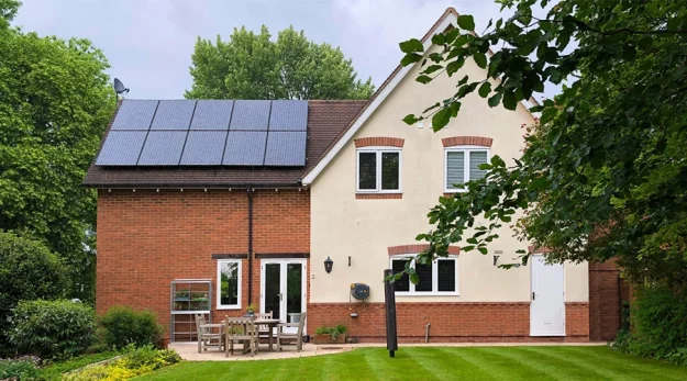 solar panels and heat pumps