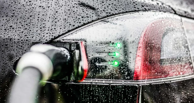 ev charging in rain